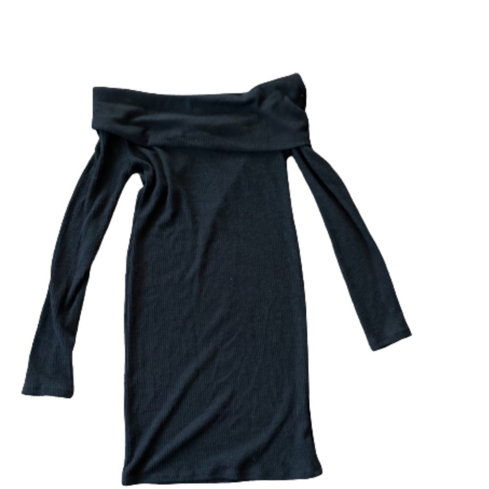 Off the shoulder black mini dress | NWT | size smallh